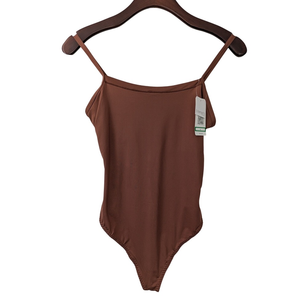 b.tempt'd‎ Spotlight Thong Bodysuit Size Large Rust Copper NWT $48